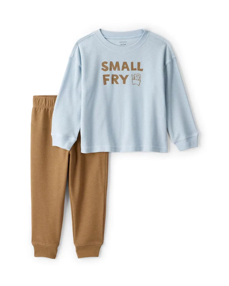 Conjunto longo infantil 2 peças small fry - multicor | Carter's