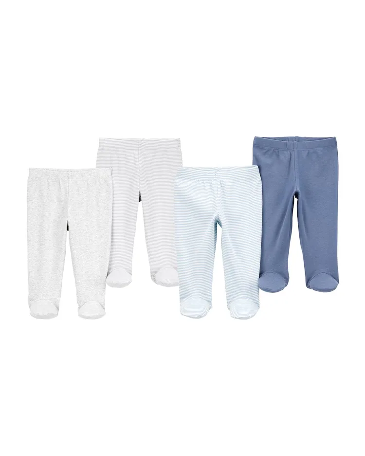 Kit calça bebê 4 peças listradas - multicor | Carter's